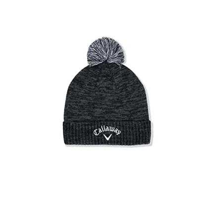 Abbildung von Callaway Herren Mens Pom 23 Beanie Mütze, Schwarz, Einheitsgröße EU