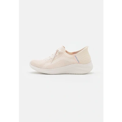 Abbildung von Skechers Damen Ultra Flex 3.0 Brilliant Path Sneakers,Sports Shoes, Natural Knit/Periwinkle Trim, 35 EU
