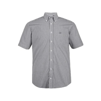 Abbildung von JP 1880 Herren große Größen Übergrößen Menswear L 8XL Hemd, Business, Halbarm, Vichy Karo, bis 8XL, Comfort Fit, Easycare schwarz 5XL 722860130