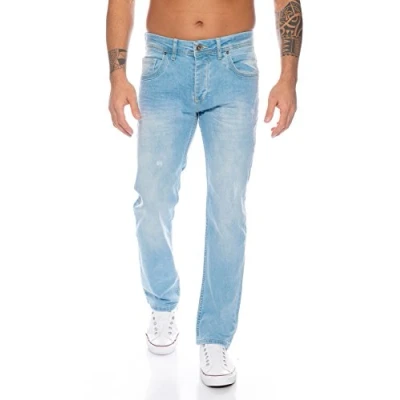Abbildung von Rock Creek Herren Jeans Hellblau RC 331 [W42 L32]
