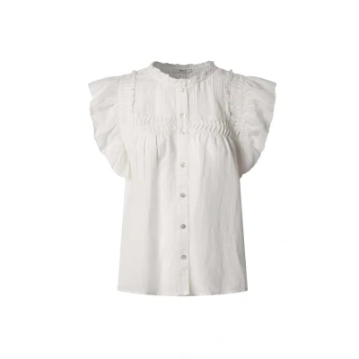 Abbildung von Pepe Jeans Diallo Bluse, Damen, Größe: Large, Mousse white