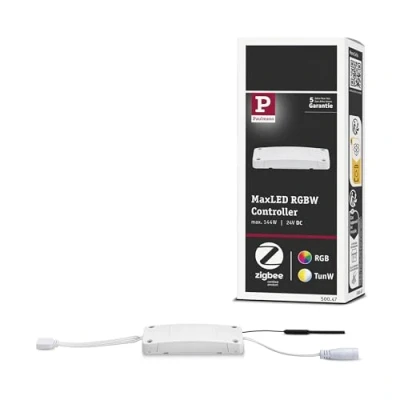 Abbildung von Paulmann 500.47 Smart Home Zigbee Maxled RGBW Controller max. 144W 24V DC Schaltgerät 50047 Amazon Echo Plus kompatibel