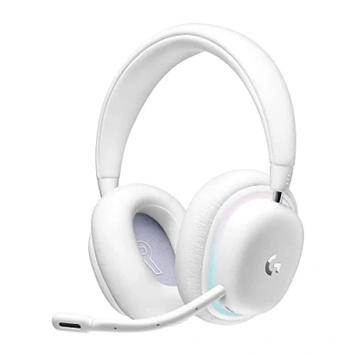 Abbildung von Logitech G G735 Kabelloses Gaming Headset, Anpassbare LIGHTSYNC RGB Beleuchtung, LIGHTSPEED, Bluetooth, Abnehmbares Mikrofon, Kompatibel mit PC &amp; Mac Weiß
