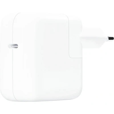 Abbildung von Apple iPhone Ladegerät Netzteil Original USB C Power Adapter 30 Watt Weiß Auch für iPad/Airpods