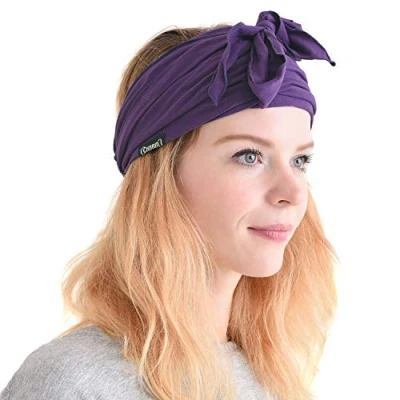 Abbildung von Stirnband Herren Bandana Kopftuch, Haarband Damen Wickeln Lange Dekorative Bänder, Schweißbänder Japanische Mode, Zubehör Für Pirat Ninja Lila