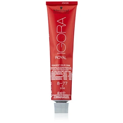 Abbildung von Schwarzkopf IGORA Royal Premium Haarfarbe 8 77 hellblond kupfer extra, 1er Pack (1 x 60 g)