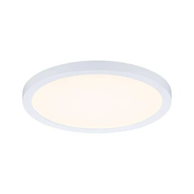 Abbildung von Paulmann 93032 LED Panel Einbauleuchte Areo VariFit IP44 Warmweiß 175mm rund incl. 1x13 Watt Weiß Deckenlampe Kunststoff 3000 K
