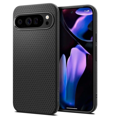 Abbildung von Spigen Liquid Air TPU Back Cover Schwarz Google Pixel 9 Pro XL