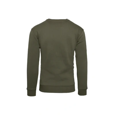 Abbildung von Alpha Industries Basic Sweatshirt olive, Herren, Größe: Medium, Olive