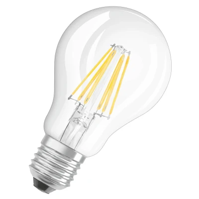Abbildung von OSRAM LED SuperStar Classic A60 Dimmbare Lampe für E27 Sockel, Birnenform, FIL, 806 Lumen, warmweiß (2700K), Ersatz herkömmliche 60W Glühbirnen, 1er Pack