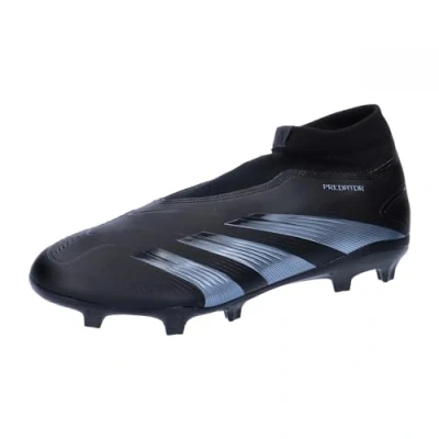 Abbildung von adidas Unisex Predator League Laceless Firm Ground Football Boots Fußballschuhe, Core Black/Carbon/Core Black, 47 1/3 EU