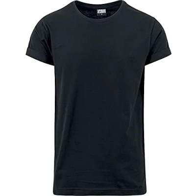 Abbildung von Urban Classics Herren Turnup Tee T Shirt, Schwarz (Black 7), X Large