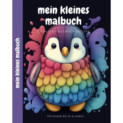 Abbildung von Mein Kleines Malbuch Niedliche Kleine Pinguine: Pinguin für Kinder