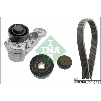 Abbildung von INA 529 0480 10 Keilrippenriemensatz Generatorfreilauf prüfen und ggf. erneuern VOLVO: XC60 I, XC70 II Estate, S60 I