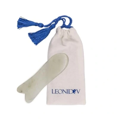 Abbildung von Leonidov® Gua Sha Stein aus Jade Massagestein fürs Gesicht Fisch Form 11,5x3,5 cm