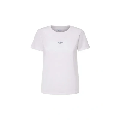 Abbildung von Pepe Jeans Emily Tshirt basic, Damen, Größe: Medium, White