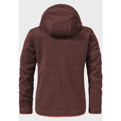 Abbildung von Schöffel Hoody Aurora Fleecejacke, Damen, Größe: 36, Rot
