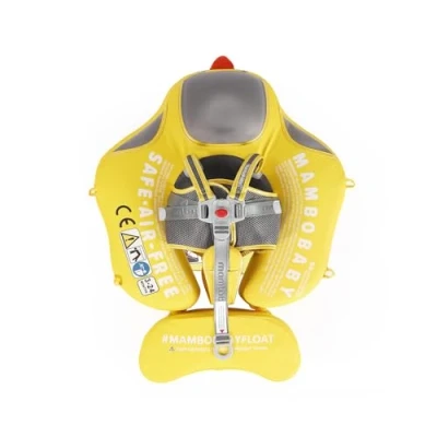 Abbildung von HECCEI Schwimmring Baby, Mambobaby Schwimmreifen Nicht Aufblasbar Schwimmhilfe Baby Robust Weich Wasserdicht Schwimmtrainer für Kinder 3 Monate bis 24