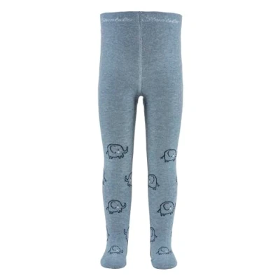 Abbildung von Sterntaler Baby Strumpfhose mit Motiv Elefanten, Jungen blau, 80