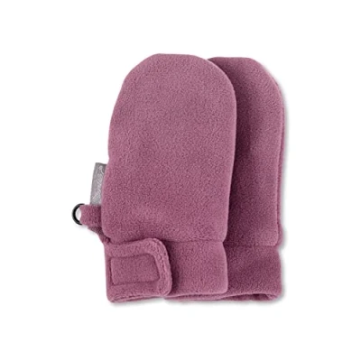 Abbildung von Sterntaler Baby Unisex Kinder Fäustel Handschuh Fäustlinge Winter, Handschuhe aus Microfleece mit Klettverschluss brombeer, 1