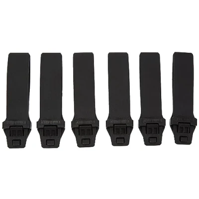 Abbildung von Maxpedition TacTie PJC3 Verbindungsclips aus Polymer, 6 Stück, Schwarz