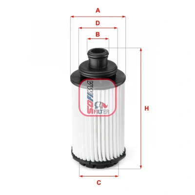Abbildung von Ölfilter SOFIMA S5118PE