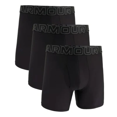 Abbildung von Under Armour Men&#039;s Performance Tech Mesh 6&quot; 3 Pack Solid Boxer Briefs