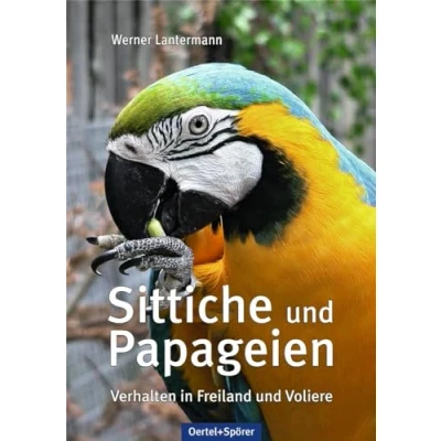 Abbildung von Sittiche und Papageien: Verhalten in Freiland Voliere