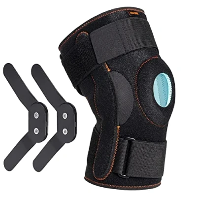 Abbildung von Thx4COPPER Kniestütze, Kniebandage, Einstellbare Knieschoner mit Patella Gel Pads und Doppelseitigen Seitenstabi, Knieorthesen Unterstützung für ACL, Sport, Laufen