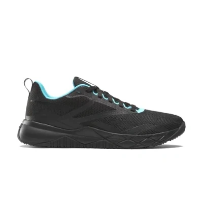 Abbildung von Reebok NFX Trainingsschuh, Herren, Größe: 43, Core black bold cyan laser pink Schuhe