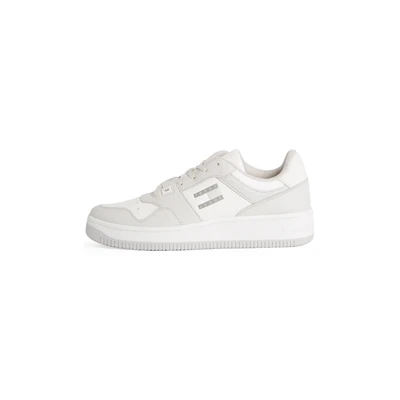 Abbildung von Tommy Jeans Retro Basket Cupsole Tumble Sneaker low, Herren, Größe: 41, Stratus grey Schuhe