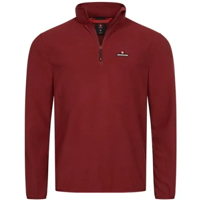 Abbildung von Höhenhorn Skyja Herren Fleece Pullover Rot Gr. 4XL