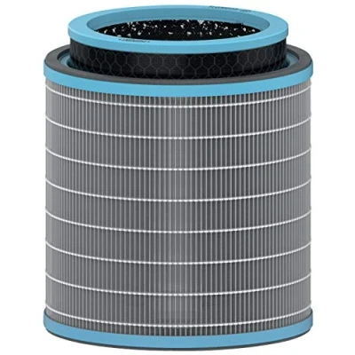 Abbildung von Leitz TruSens Allergie &amp; Grippe HEPA Filter mit Trommel für Z 3000/Z 3500 Luftreiniger, Antiviral, 3 in 1 Filtertrommel, Maschen Vorfilter, Aktivkohlefilter, 2415119