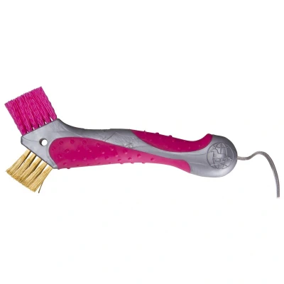 Abbildung von Imperial Riding Hufkratzer Scraper mit Bürste Pink