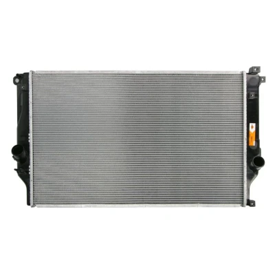 Abbildung von NRF 550111 Kühler, Motorkühlung Aluminium 670 411 26 Kühlrippen gelötet