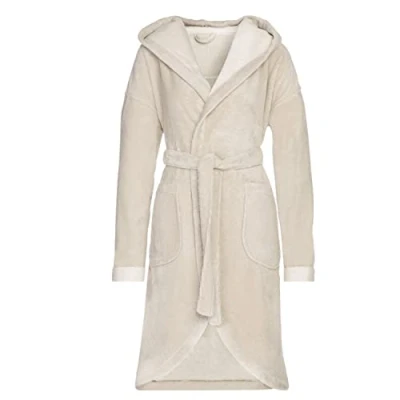 Abbildung von Vossen RUNA Unisex Bademantel, Größe: Large, Stone/ivory
