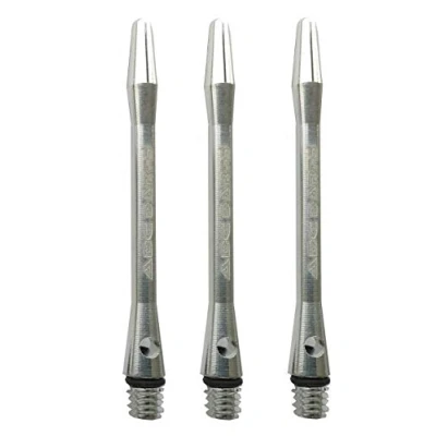 Abbildung von abcdarts Unisex Erwachsene Aluminium Shaft Dart Sch fte Set, Silber, M EU