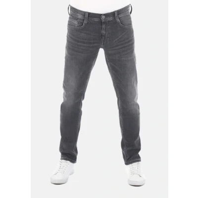 Abbildung von MUSTANG Jeans Herren Stretch Oregon Tapered Fit Jeanshose Hose Denim, Größe:W 34 L 34, Farbauswahl:Used Black Denim (1009376 783)