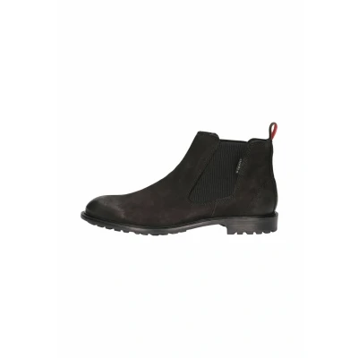 Abbildung von bugatti Herren Chelsea Boots, Männer Stiefeletten,uebergangsschuhe,uebergangsstiefel,Schlupfstiefel,flach,Stiefel,Bootee,schwarz (1000),40 EU / 6 UK