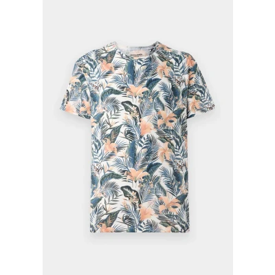 Abbildung von Jack &amp; Jones Jjebryan TEE O NECK Tshirt print, Herren, Größe: Medium, White