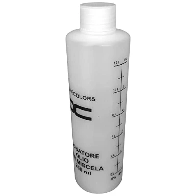 Abbildung von cyclingcolors Doppler Öl GEMISCH 250 ML Deckel MESSBECHER Moped Motorrad MOFA MOKICK RASENMÄHER Benzin Ölmessbecher 2 TAKT