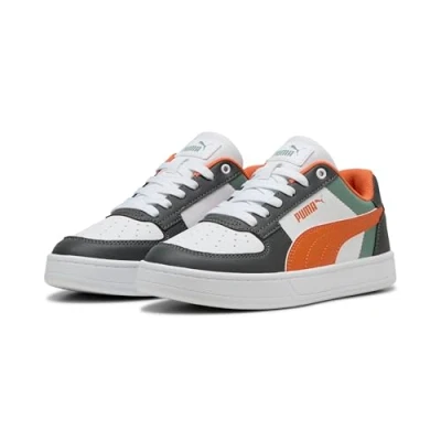 Abbildung von PUMA CAVEN 2.0 Block JR Sneaker, Green Moon Maple Syrup White, 37 EU