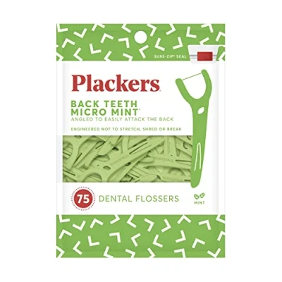 Abbildung von Plackers Zahnseide, rechtwinklig, 2x75 Stück