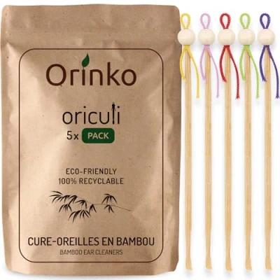 Abbildung von Bambus Oriculi 5x Ökologische Ohrkur für Ersatzbaumwollstiel