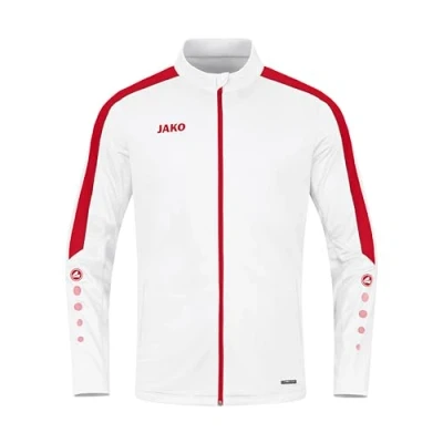 Abbildung von JAKO Fussball Power Trainingsjacke, Herren, Größe: Small, Weissrotnull