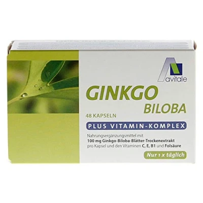 Abbildung von Ginkgo 100 mg Kapseln+b1+c+e
