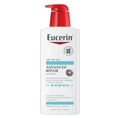 Abbildung von Eucerin Dry Skin Therapy Smoothing Essentials Body Lotion, Light Formula 16.9 Oz (Lotionen)