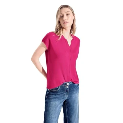 Abbildung von Cecil Tshirt basic, Damen, Größe: XL, Pink