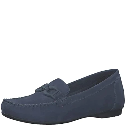 Abbildung von Marco Tozzi Mokassin Navy nubuck, Damen, Größe: 39, nubuck Schuhe