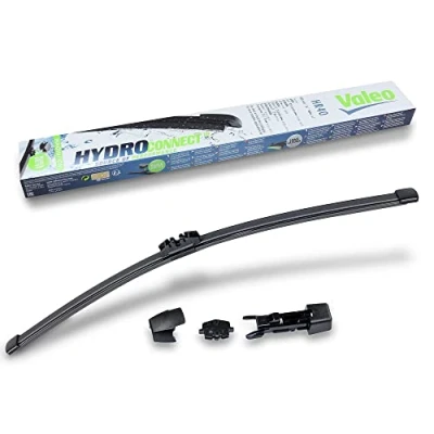 Abbildung von Scheibenwischer Valeo Hydroconnect 578565 400mm hinten Rahmenlos Top Lock VOLKSWAGEN: Touran I, Multivan 5 (7HM, Caddy 3, SKODA: Fabia III Estate
